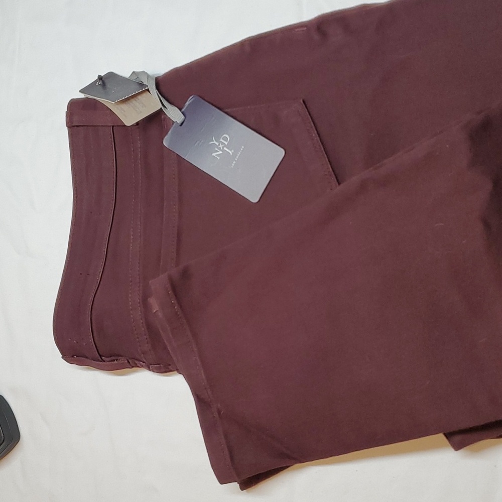NYDJ Alina leggings Oxblood size 14